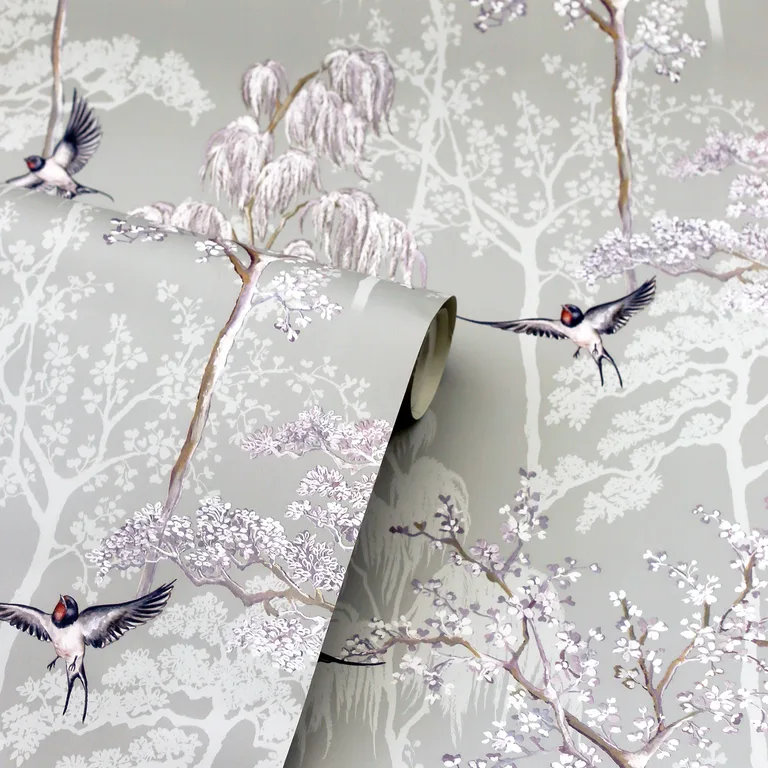 Arthouse Asuka wallpaper, color Grey, SKU AH908105