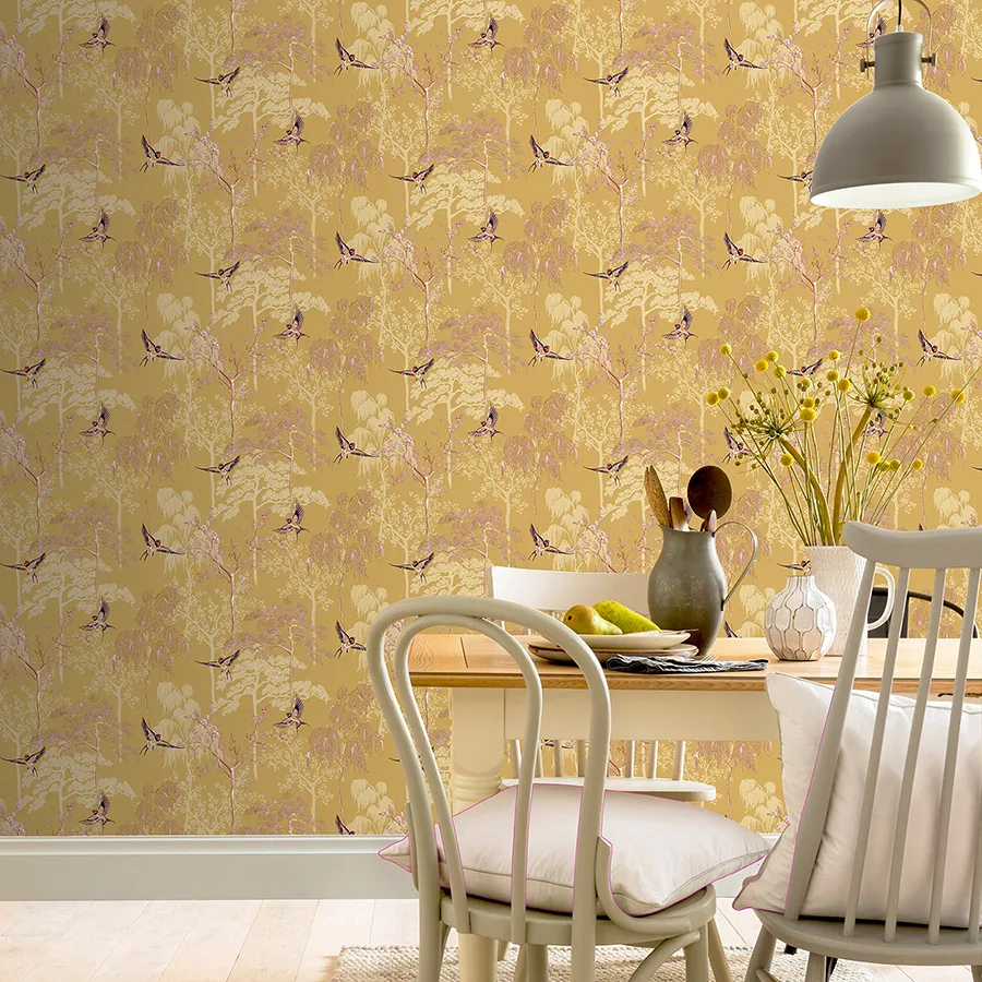 Arthouse Asuka wallpaper, color Yellow, SKU AH908002
