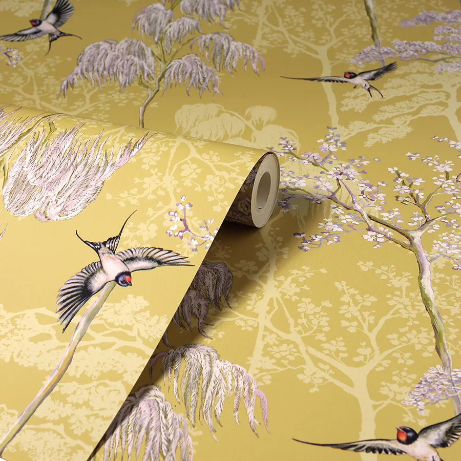 Arthouse Asuka wallpaper, color Yellow, SKU AH908002