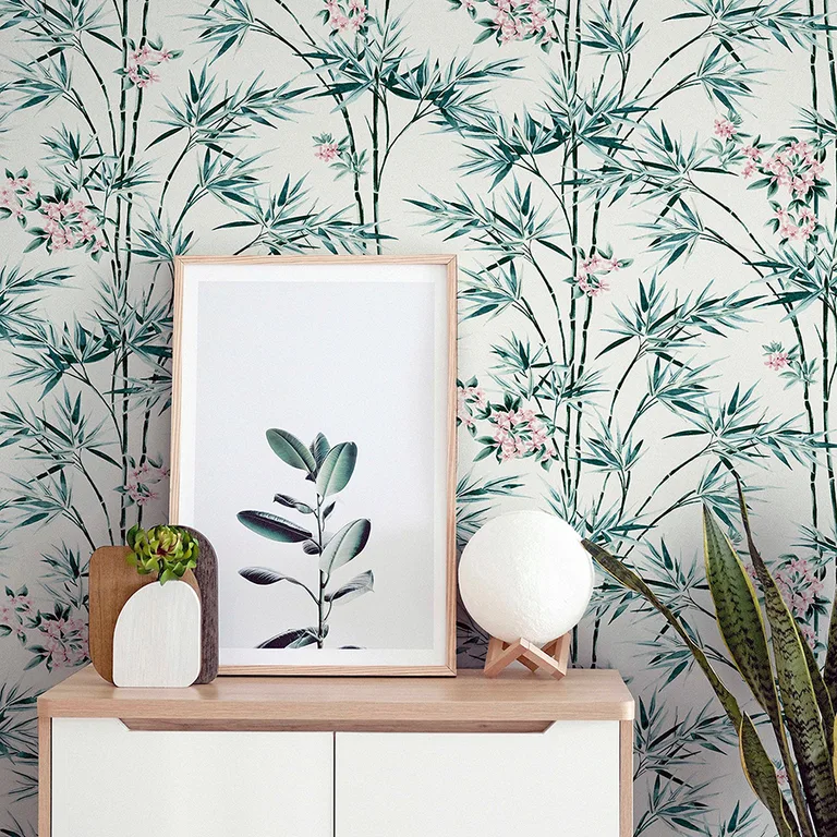 Arthouse Ayumi wallpaper, color White, SKU AH692509