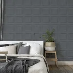 Arthouse Bellamy - Charcoal Wallpaper | Buy Online Arthouse Bellamy wallpaper, color Charcoal, SKU AH909600