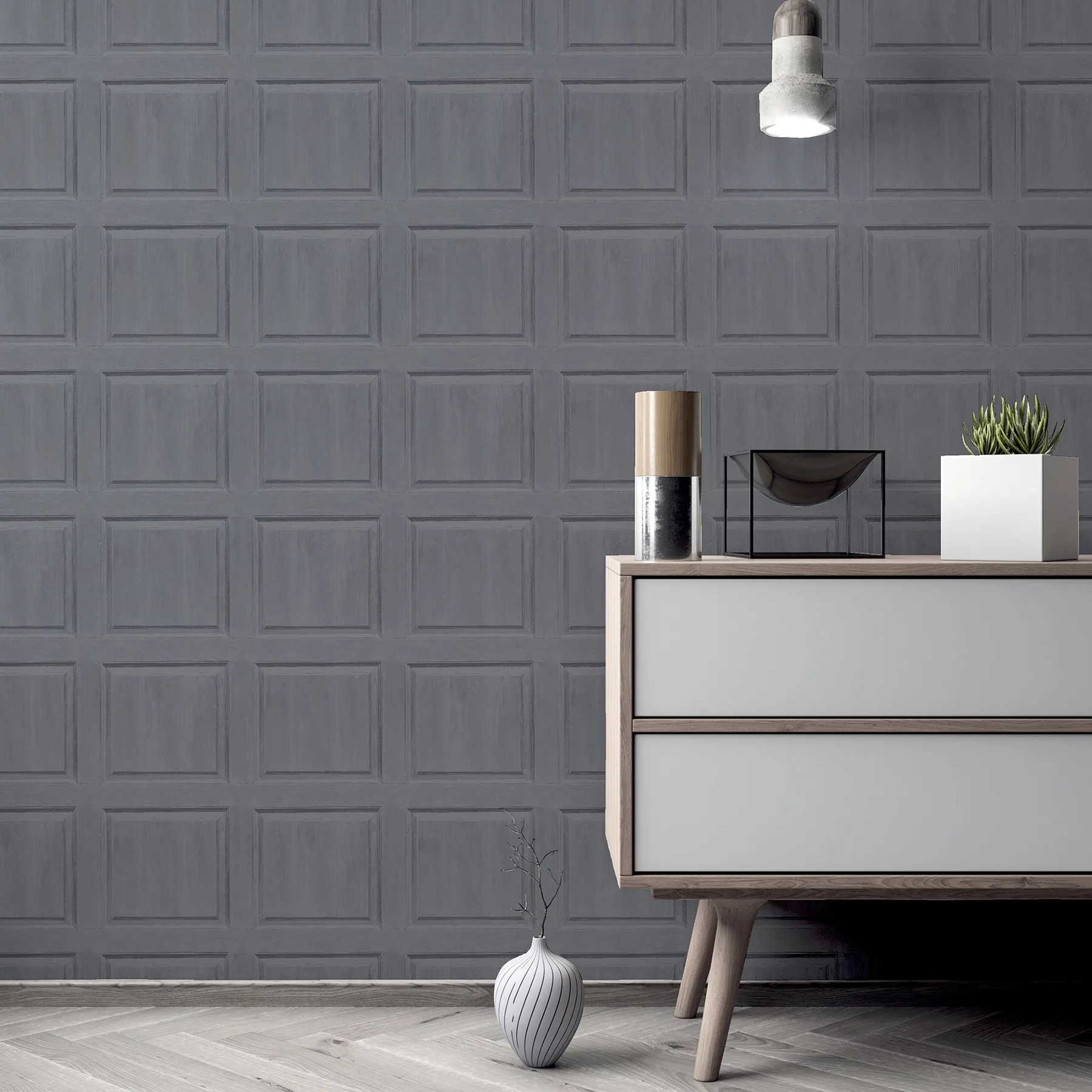 Arthouse Bellamy - Charcoal Wallpaper | Buy Online Arthouse Bellamy wallpaper, color Charcoal, SKU AH909600