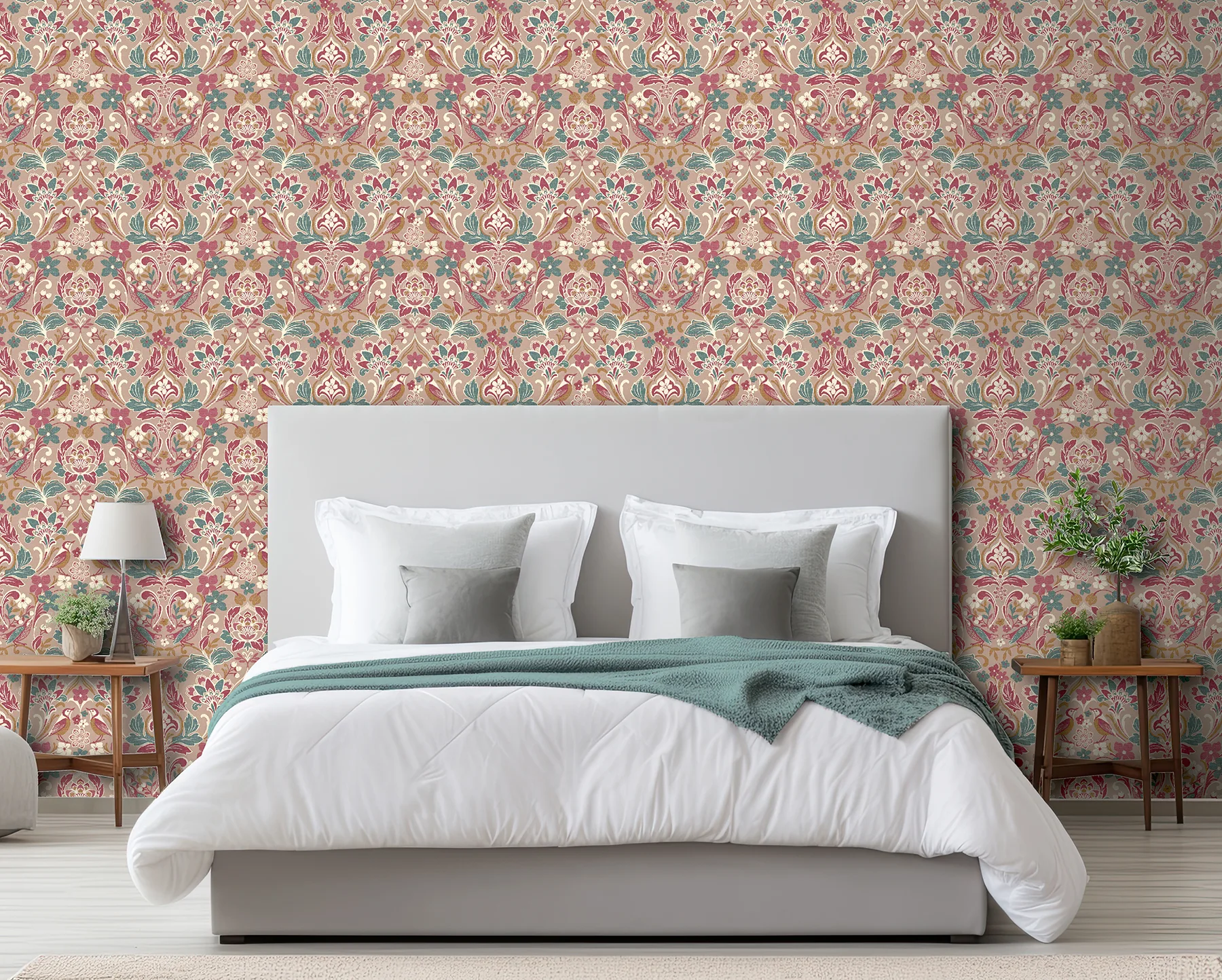 Arthouse Birdy wallpaper, color Pink, SKU AH100199AH