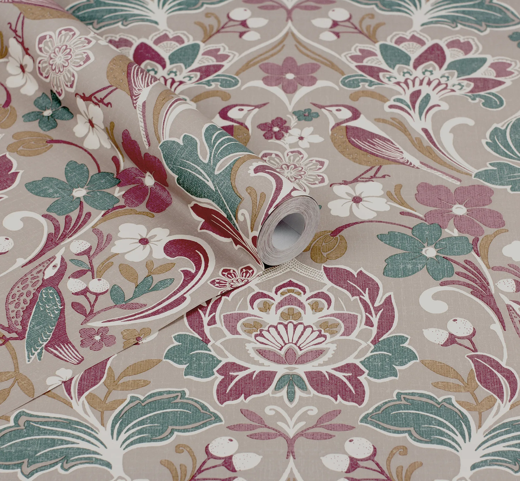 Arthouse Birdy wallpaper, color Pink, SKU AH100199AH