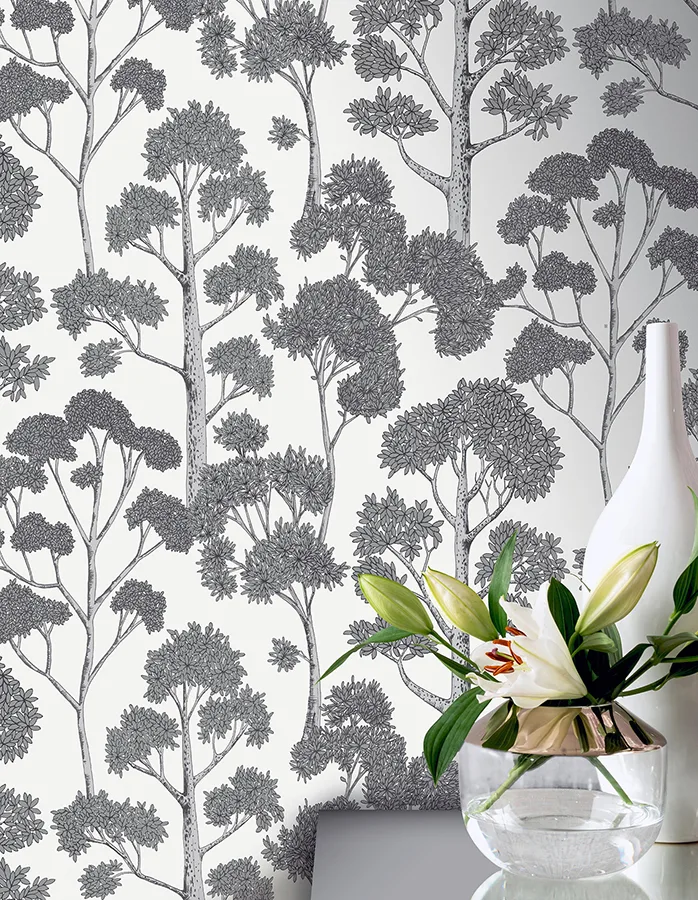 Arthouse Blanche - Silver Wallpaper | Buy Online Arthouse Blanche wallpaper, color Silver, SKU AH909505
