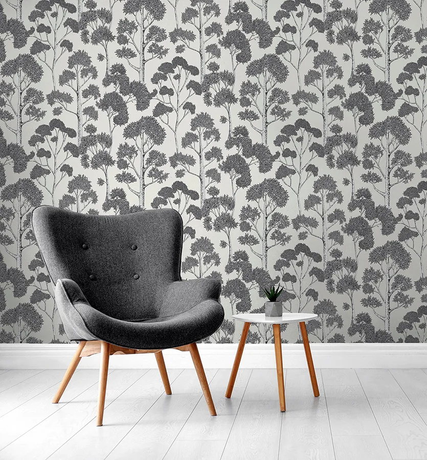 Arthouse Blanche - Silver Wallpaper | Buy Online Arthouse Blanche wallpaper, color Silver, SKU AH909505