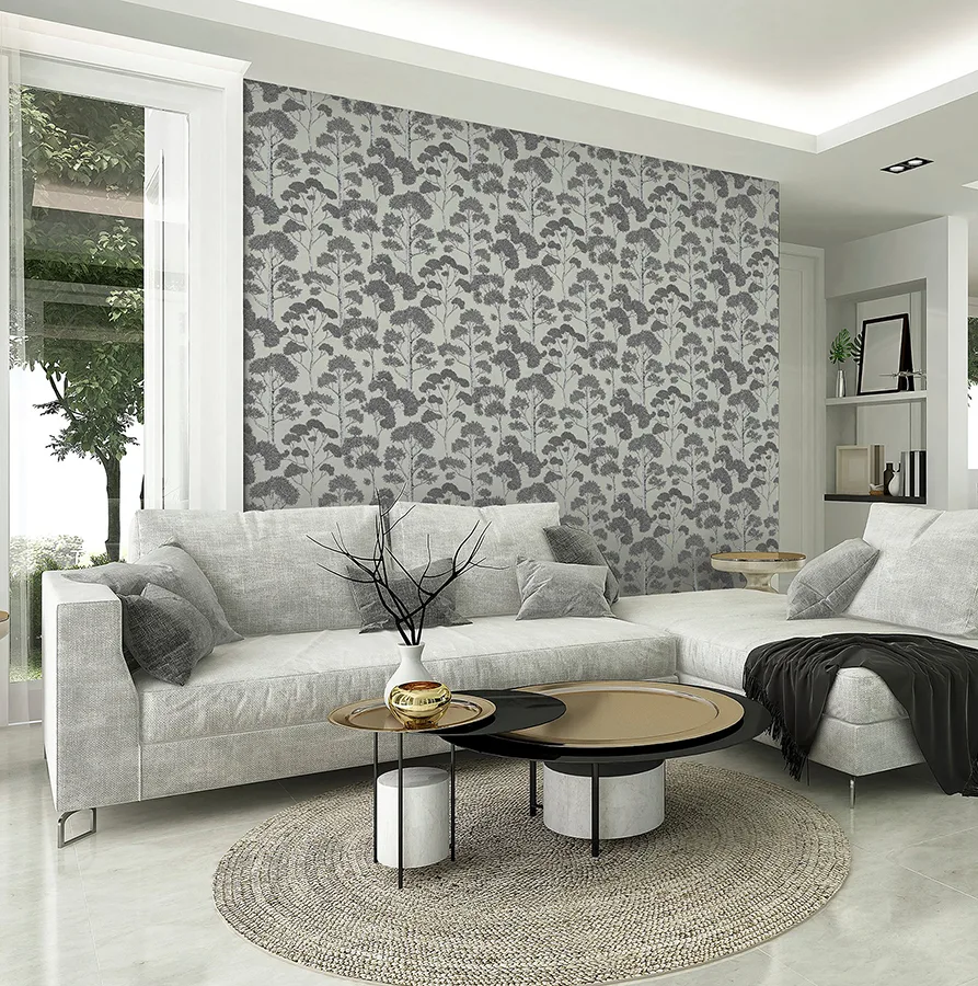 Arthouse Blanche - Silver Wallpaper | Buy Online Arthouse Blanche wallpaper, color Silver, SKU AH909505