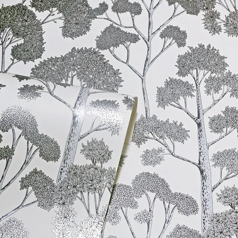 Arthouse Blanche wallpaper, color Silver, SKU AH909505