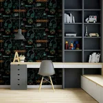 Arthouse Casper - Black Wallpaper | Buy Online Arthouse Casper wallpaper, color Black, SKU AH923707