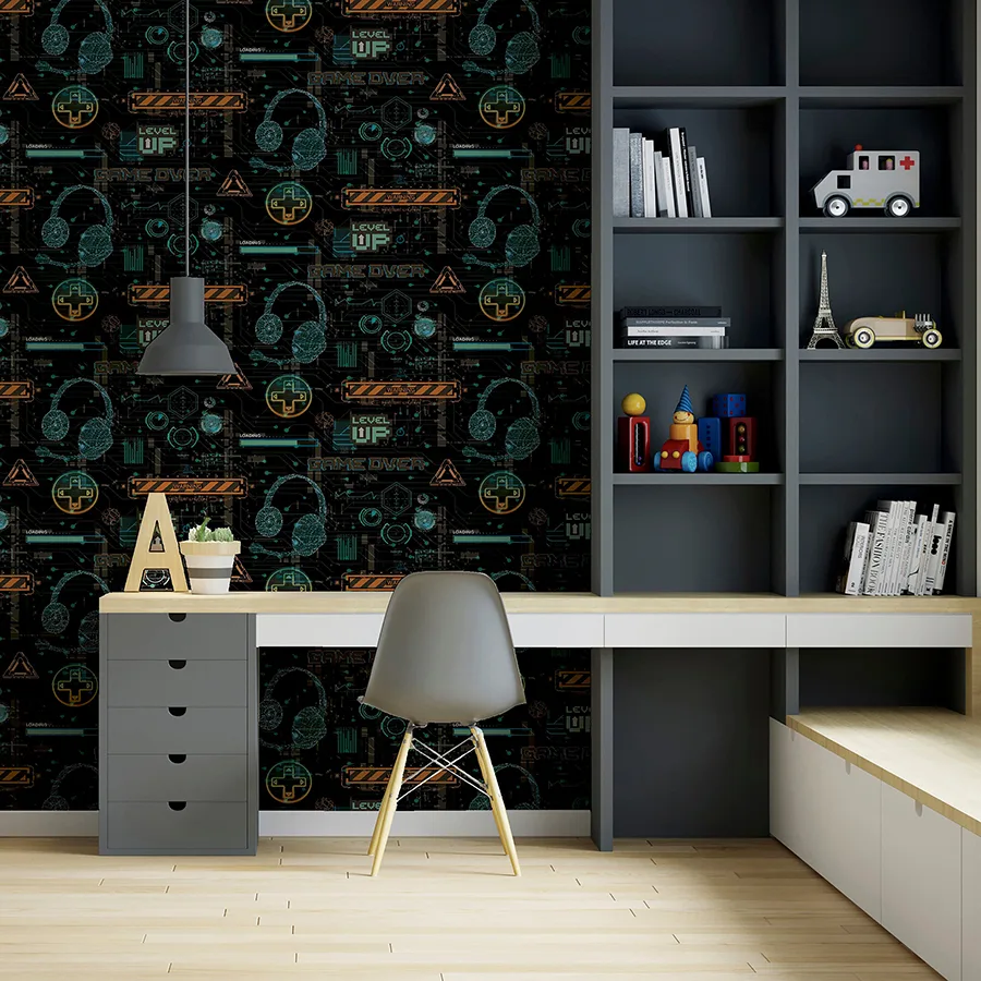 Arthouse Casper - Black Wallpaper | Buy Online Arthouse Casper wallpaper, color Black, SKU AH923707