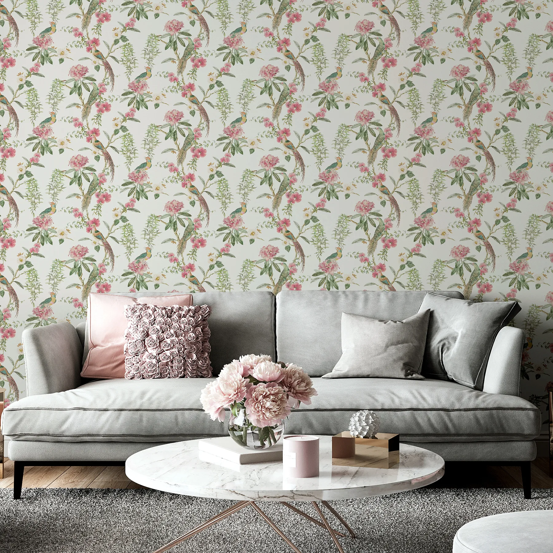 Arthouse Celine - Pink Wallpaper | Buy Online Arthouse Celine wallpaper, color Pink, SKU AH924907