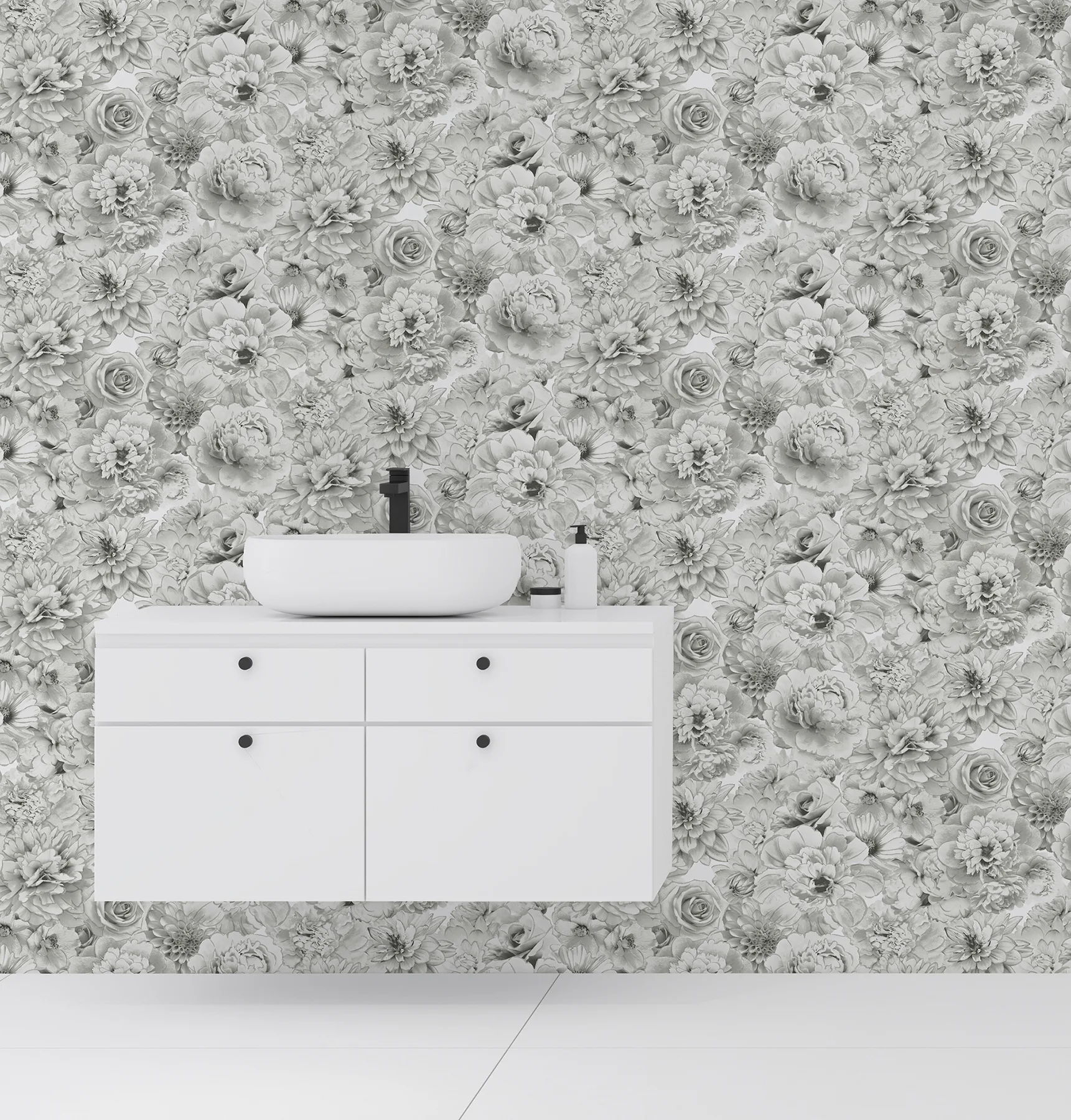 Arthouse Clarissa - Grey Wallpaper | Buy Online Arthouse Clarissa wallpaper, color Grey, SKU AH692803