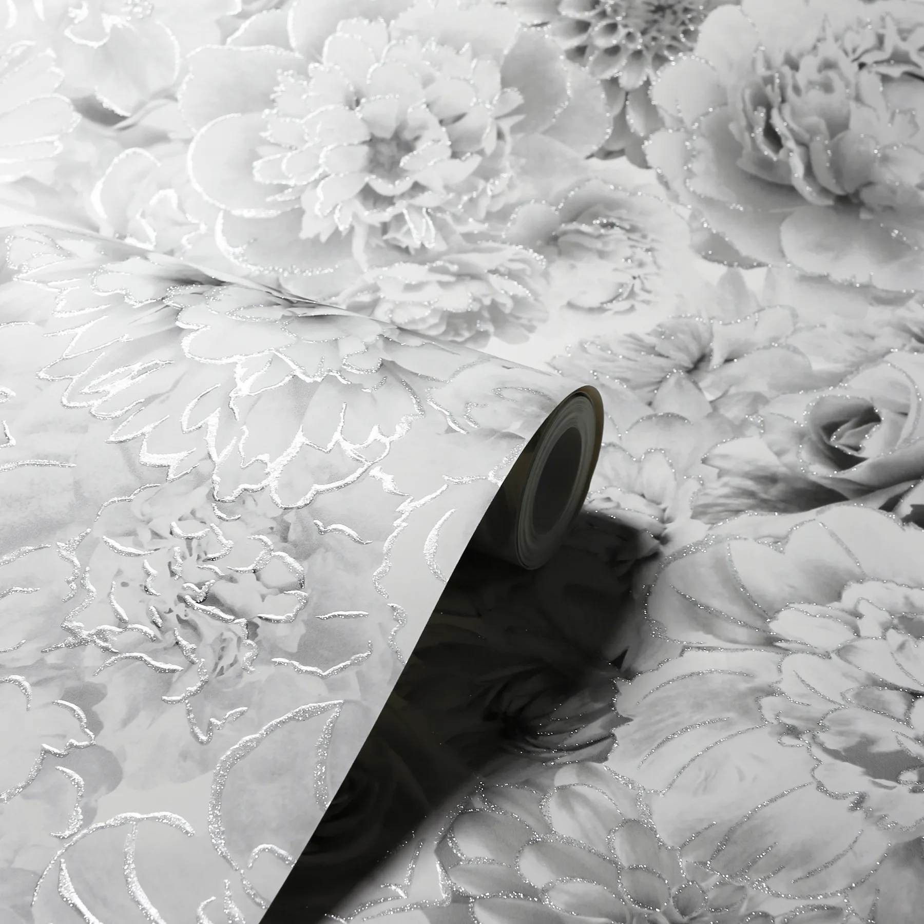 Arthouse Clarissa - Grey Wallpaper | Buy Online Arthouse Clarissa wallpaper, color Grey, SKU AH692803