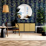 Arthouse Cornelia wallpaper, color Navy, SKU AH922801