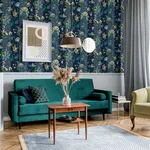 Arthouse Cornelia wallpaper, color Navy, SKU AH922801