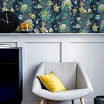 Arthouse Cornelia wallpaper, color Navy, SKU AH922801