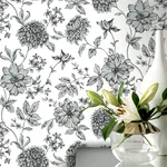 Arthouse Della - Black Wallpaper | Buy Online Arthouse Della wallpaper, color Black, SKU AH692507