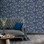 Arthouse Desi - Navy Wallpaper | Buy Online Arthouse Desi wallpaper, color Navy, SKU AH297800
