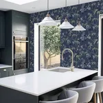 Arthouse Desi - Navy Wallpaper | Buy Online Arthouse Desi wallpaper, color Navy, SKU AH297800
