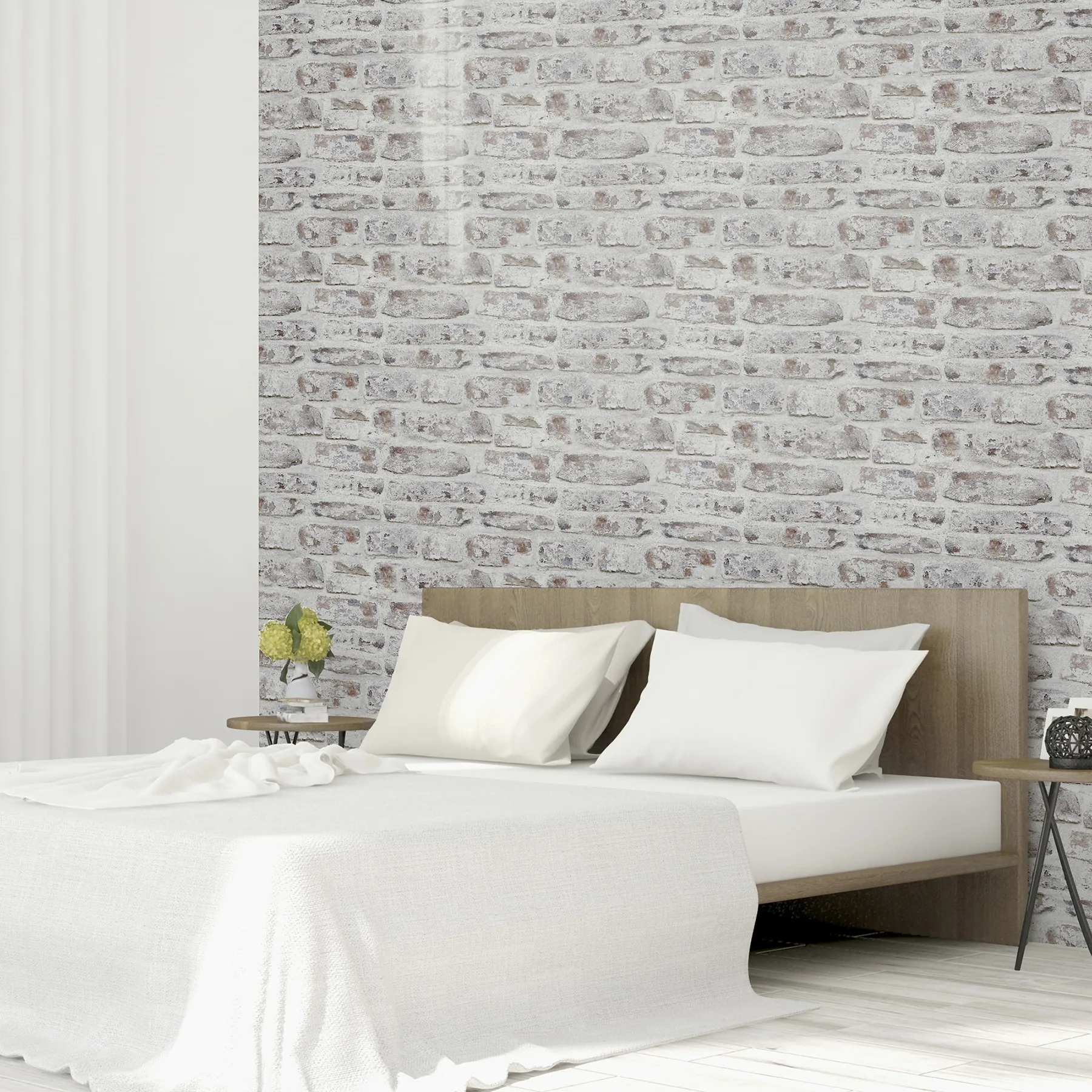 Arthouse Domenic wallpaper, color White, SKU AH671100