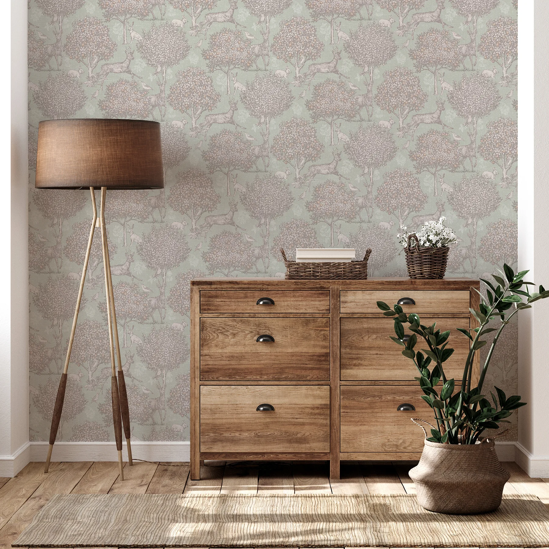 Arthouse Edson wallpaper, color Green, SKU AH924606