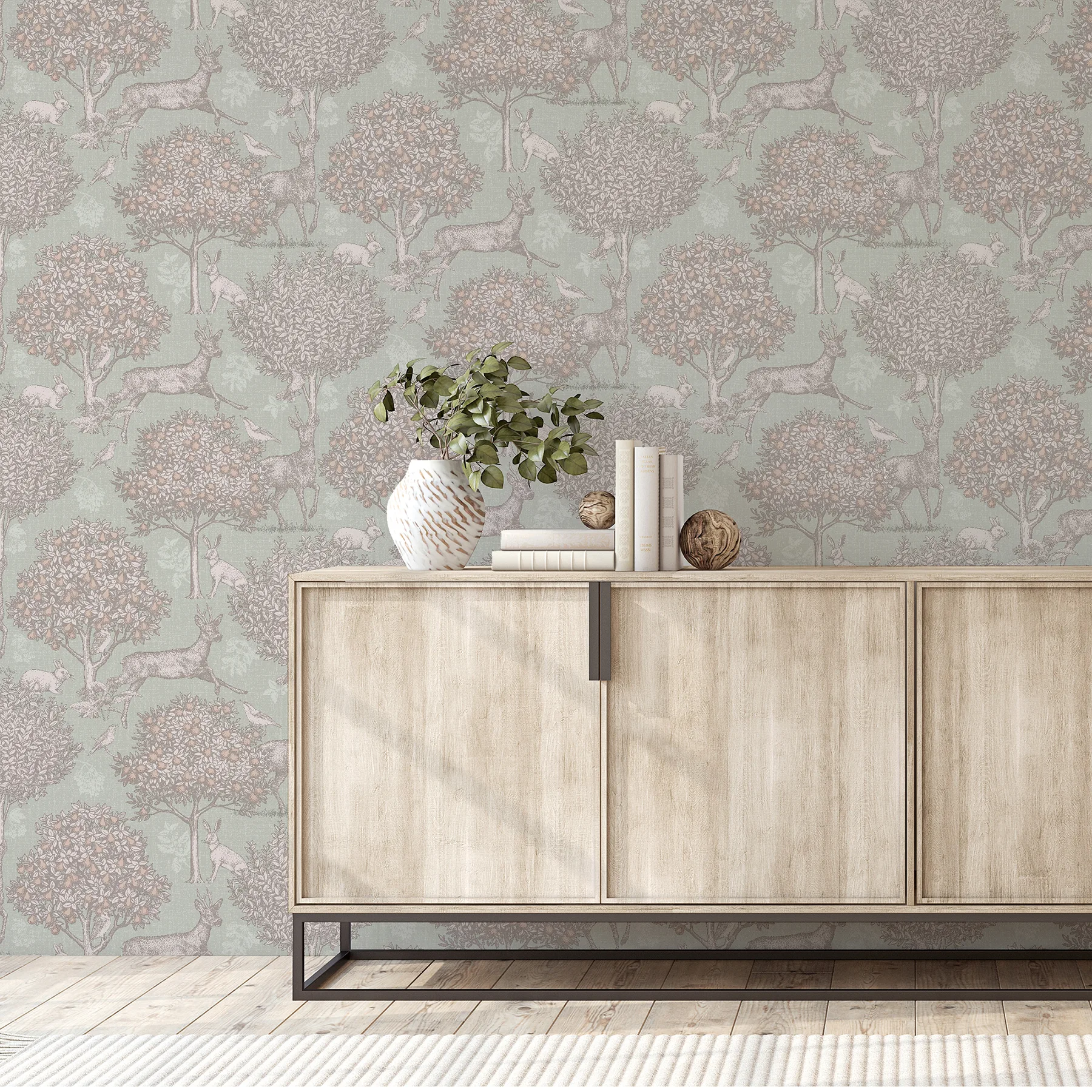 Arthouse Edson - Green Wallpaper | Buy Online Arthouse Edson wallpaper, color Green, SKU AH924606