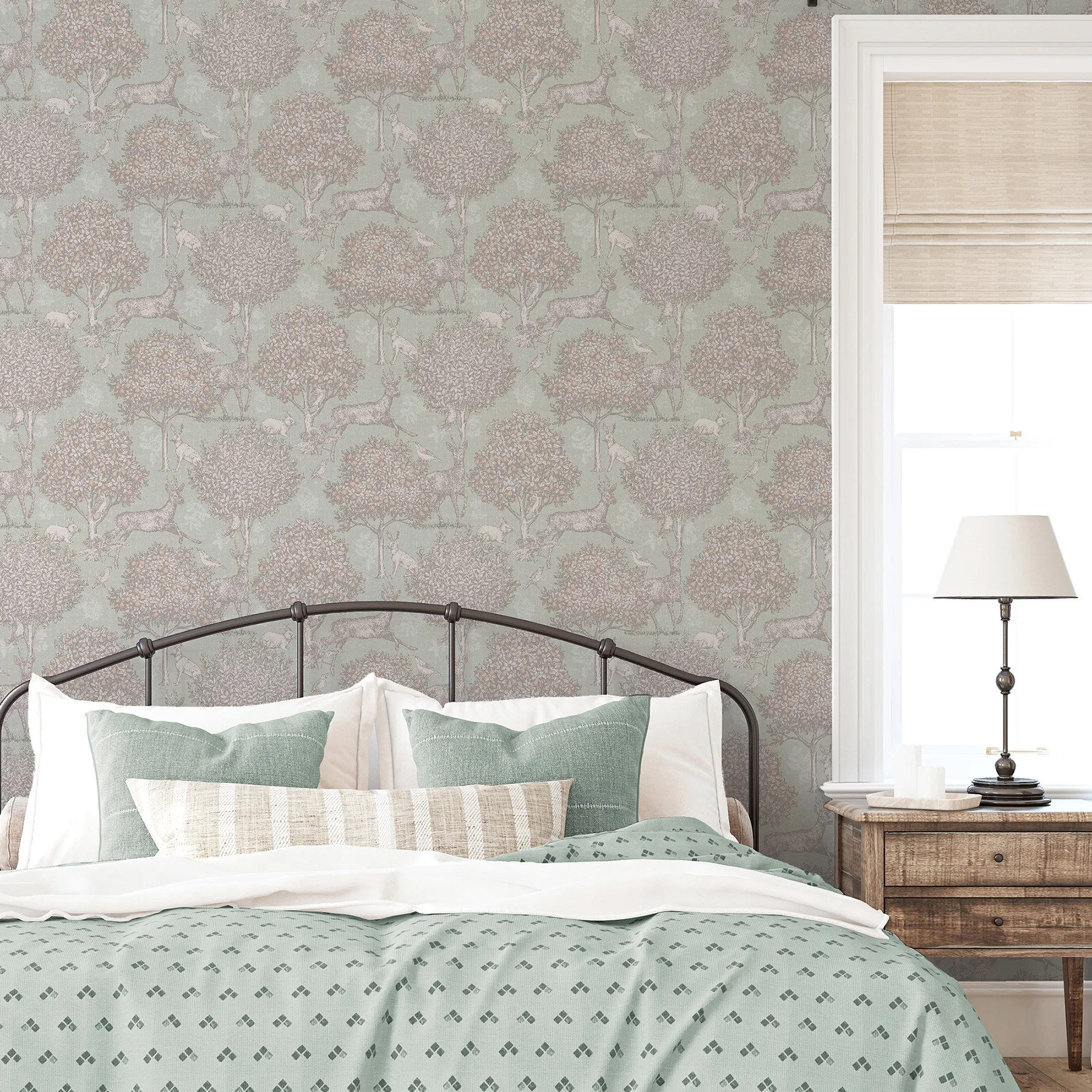 Arthouse Edson - Green Wallpaper | Buy Online Arthouse Edson wallpaper, color Green, SKU AH924606
