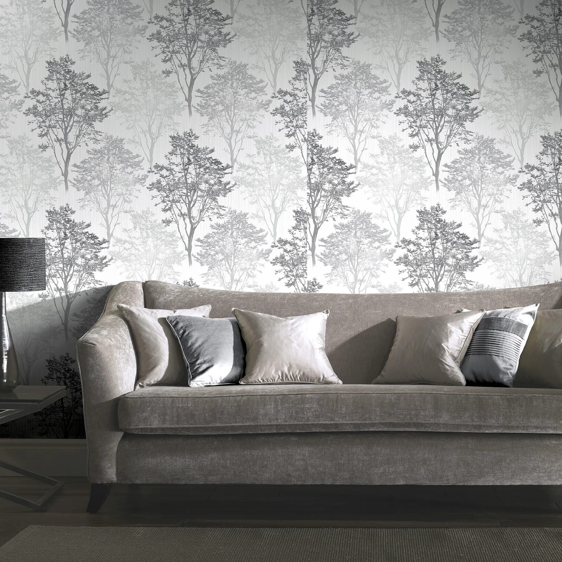 Arthouse Edwin - Grey Wallpaper | Buy Online Arthouse Edwin wallpaper, color Grey, SKU AH259502