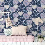 Arthouse Effie - Navy Wallpaper | Buy Online Arthouse Effie wallpaper, color Navy, SKU AH925605
