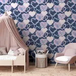 Arthouse Effie - Navy Wallpaper | Buy Online Arthouse Effie wallpaper, color Navy, SKU AH925605