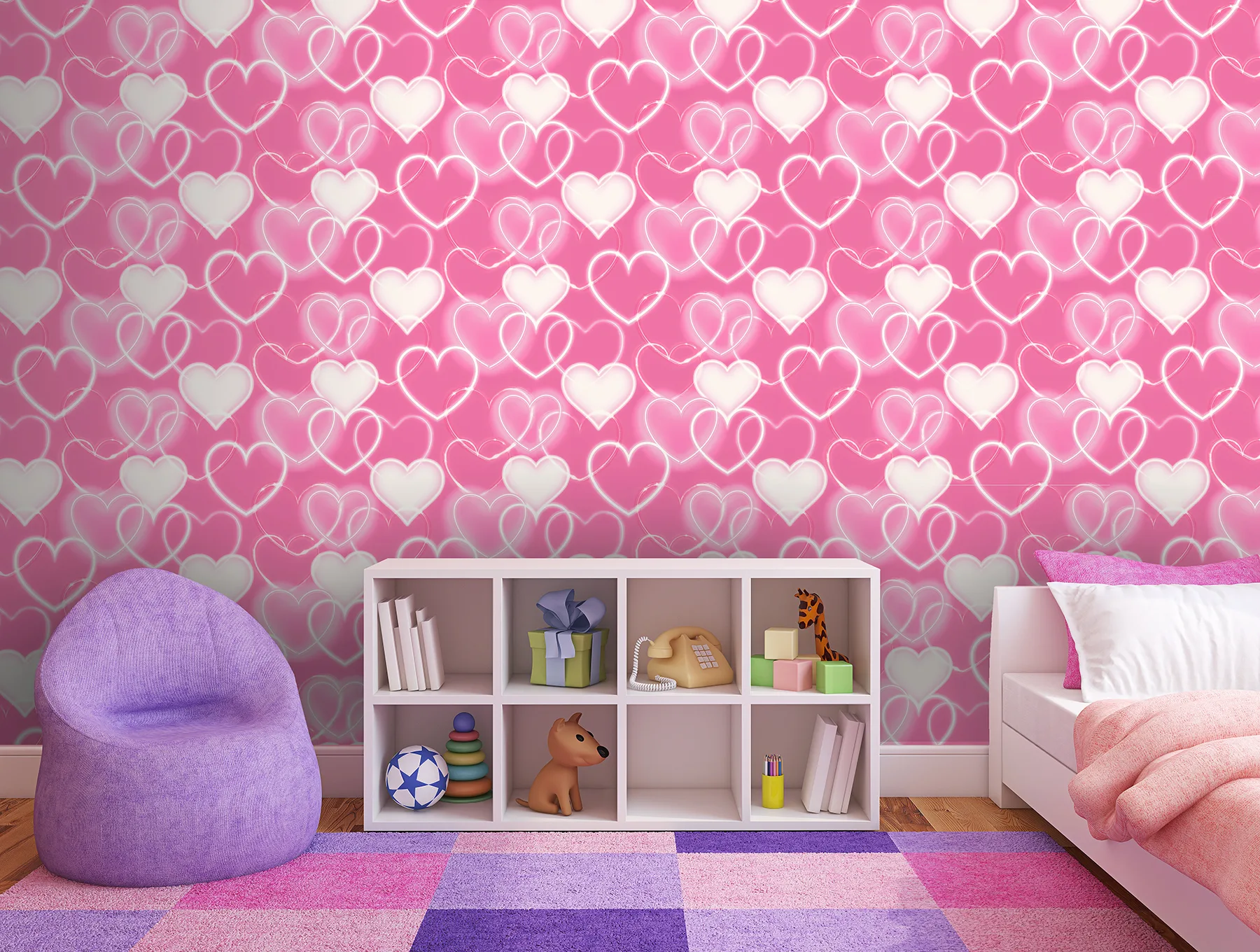 Arthouse Effie - Pink Wallpaper | Buy Online Arthouse Effie wallpaper, color Pink, SKU AH100222AH