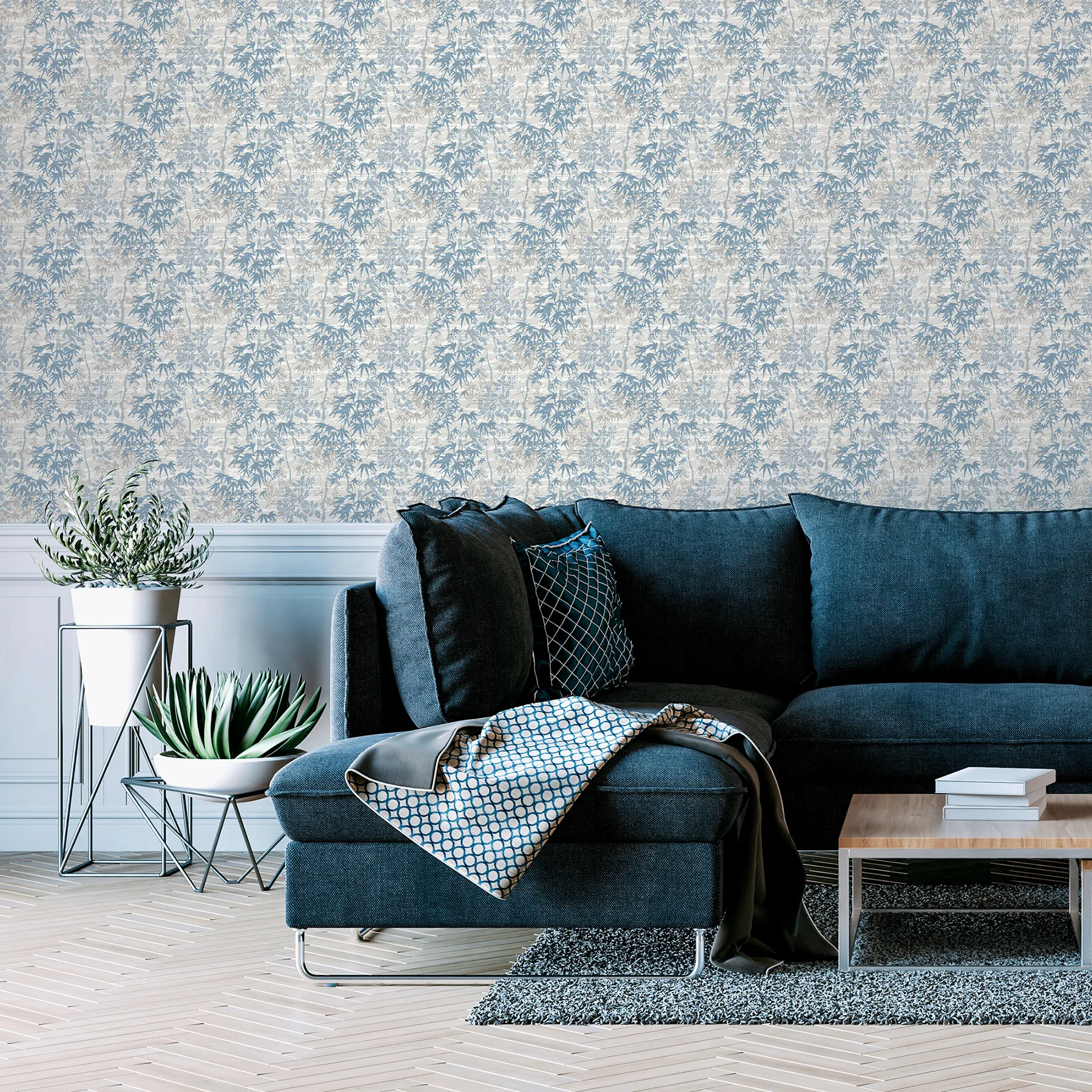 Arthouse Elinore wallpaper, color Blue, SKU AH924407