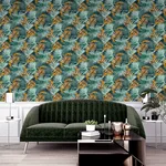 Arthouse Esau - Teal Wallpaper | Buy Online Arthouse Esau wallpaper, color Teal, SKU AH296005