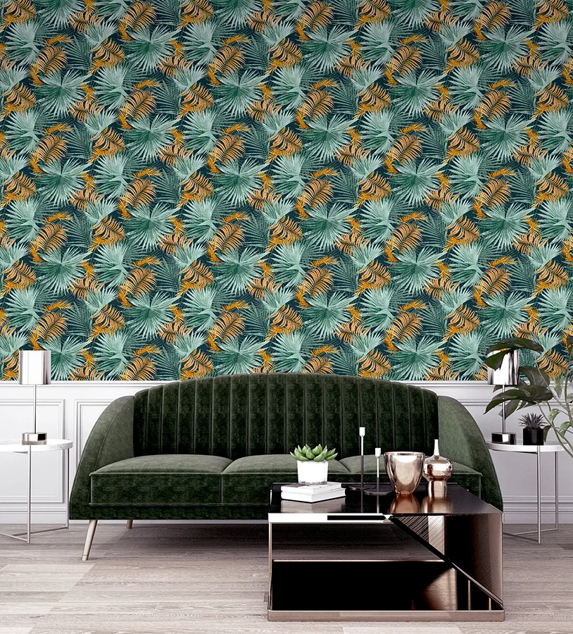Arthouse Esau - Teal Wallpaper | Buy Online Arthouse Esau wallpaper, color Teal, SKU AH296005