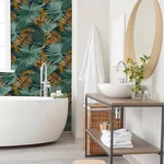 Arthouse Esau - Teal Wallpaper | Buy Online Arthouse Esau wallpaper, color Teal, SKU AH296005