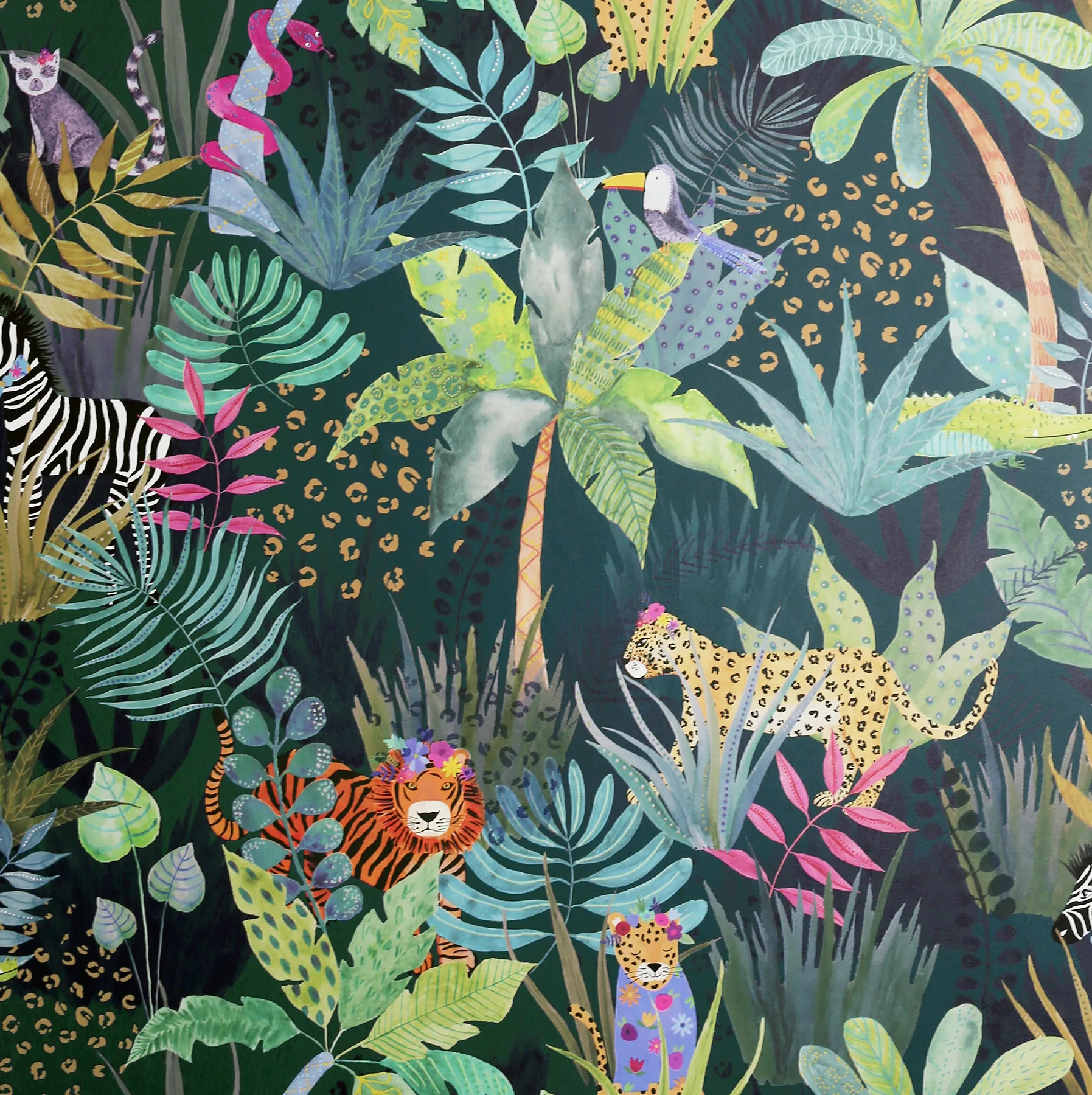 Arthouse Fonda wallpaper, color Dark Green, SKU AH925308