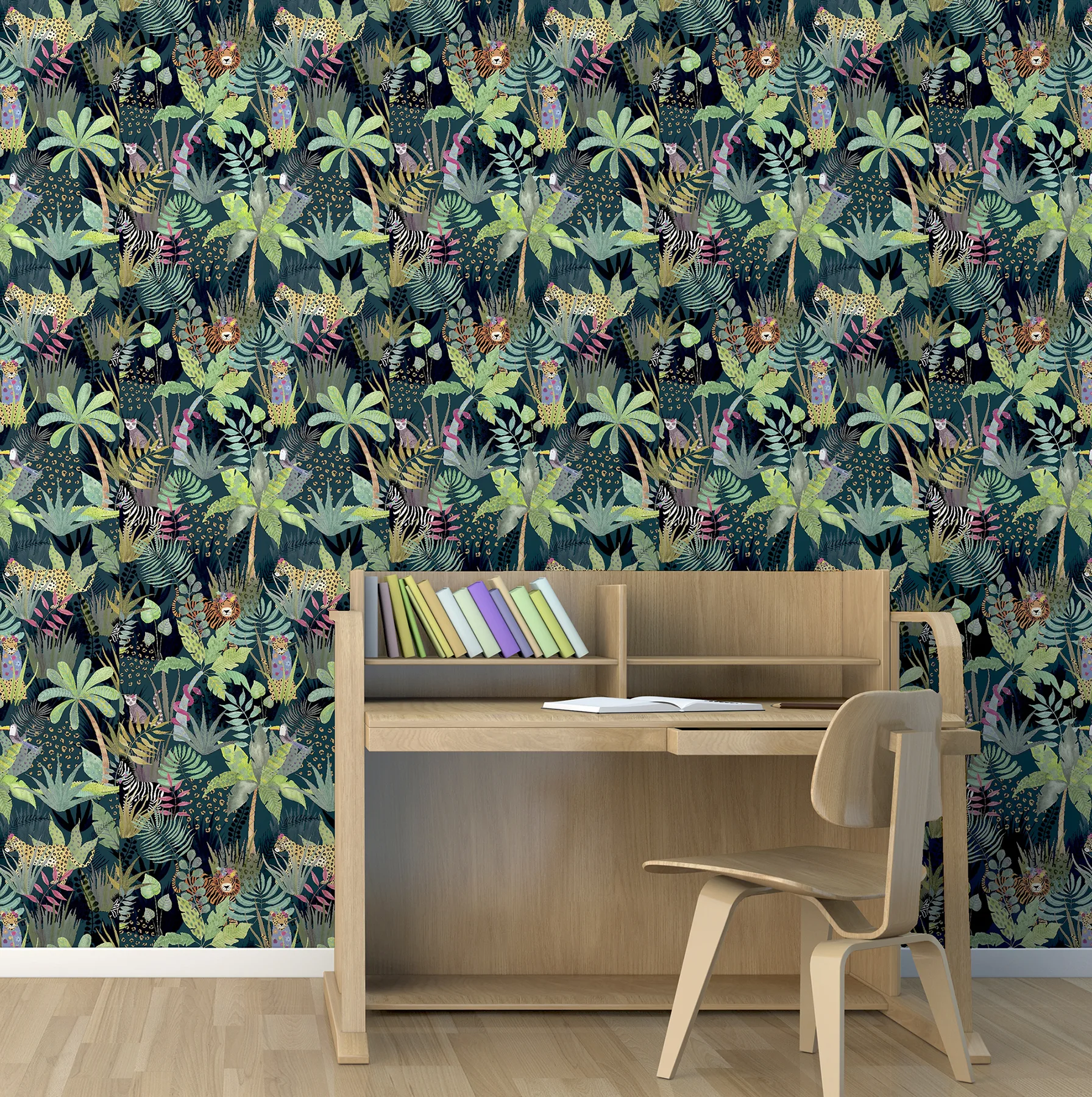 Arthouse Fonda - Dark Green Wallpaper | Buy Online Arthouse Fonda wallpaper, color Dark Green, SKU AH925308