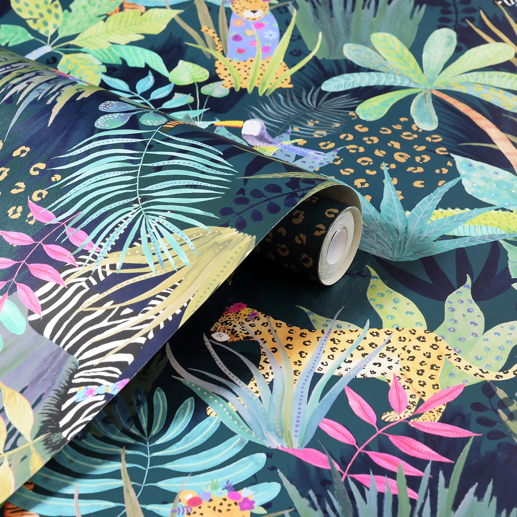 Arthouse Fonda - Dark Green Wallpaper | Buy Online Arthouse Fonda wallpaper, color Dark Green, SKU AH925308