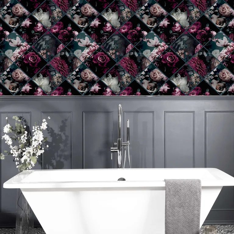 Arthouse Gianna wallpaper, color Purple, SKU AH297100