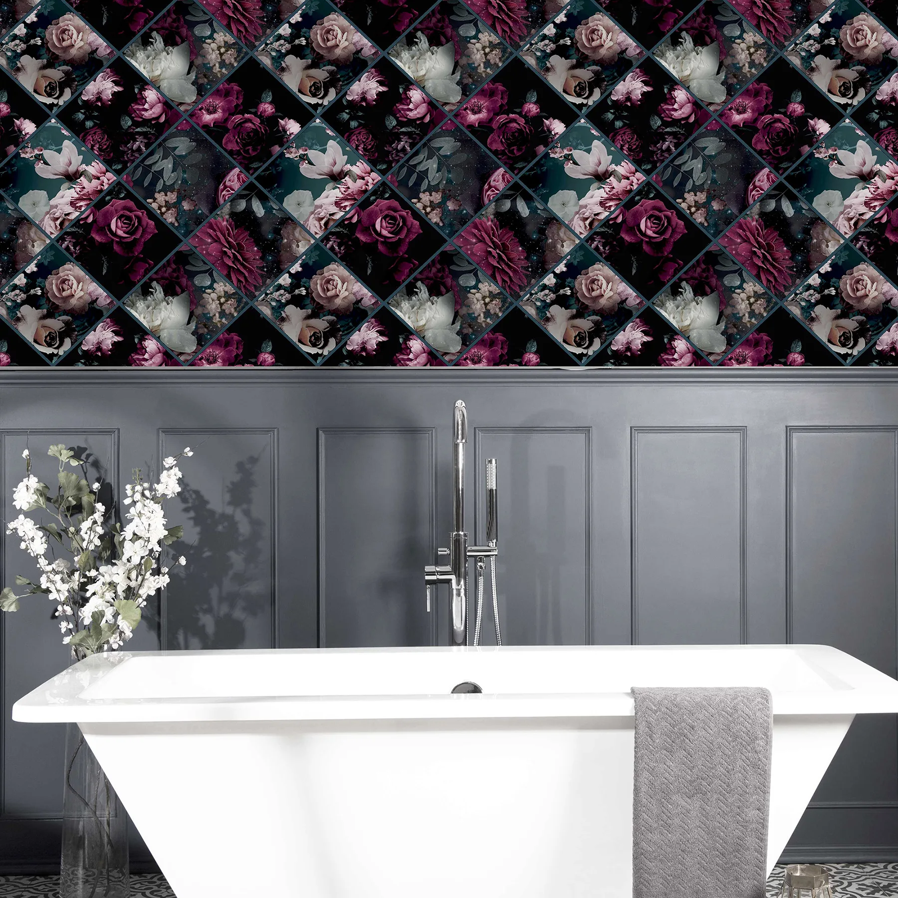 Arthouse Gianna - Purple Wallpaper | Buy Online Arthouse Gianna wallpaper, color Purple, SKU AH297100