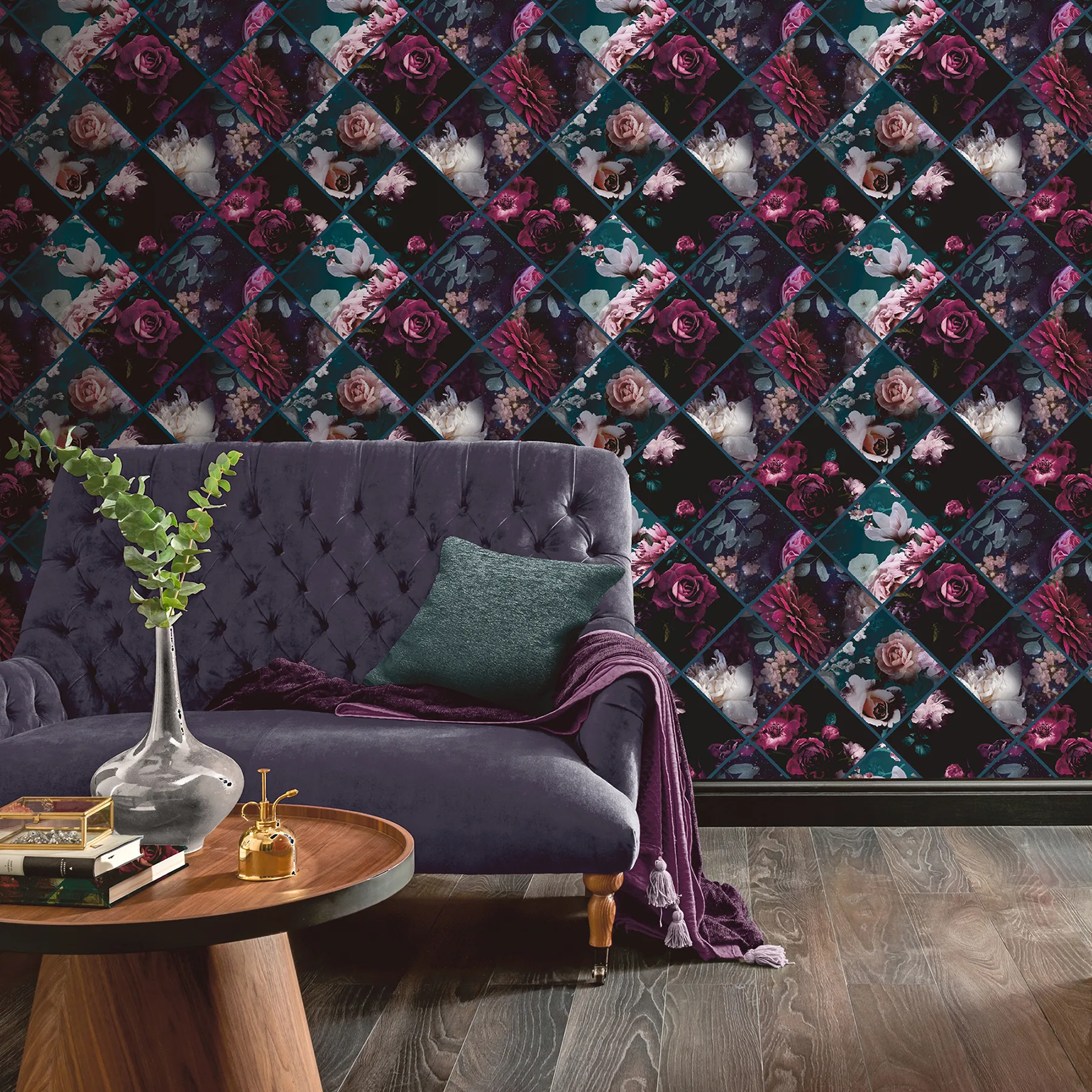 Arthouse Gianna - Purple Wallpaper | Buy Online Arthouse Gianna wallpaper, color Purple, SKU AH297100