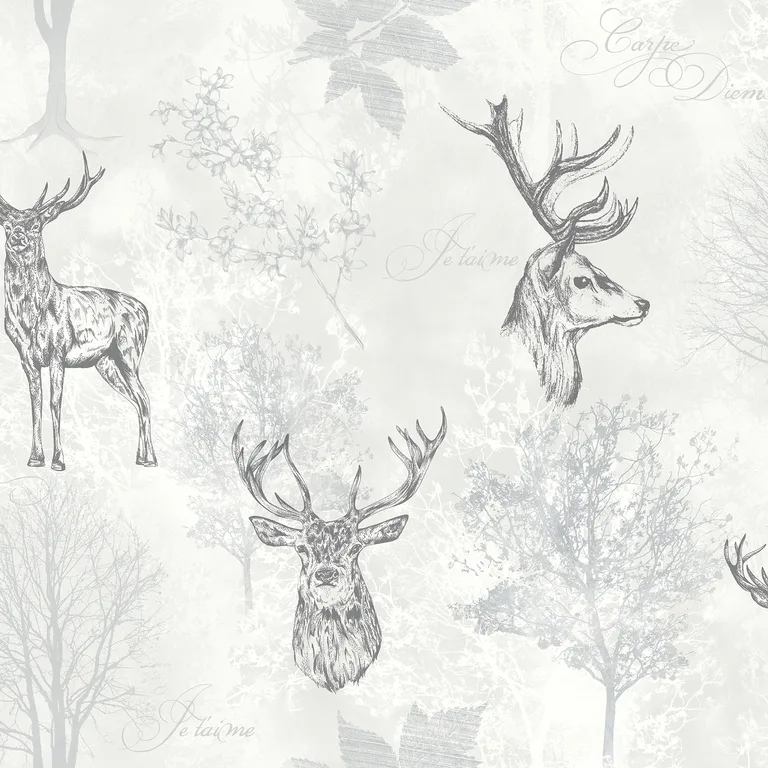 Arthouse Gilbert wallpaper, color Black, SKU AH901808