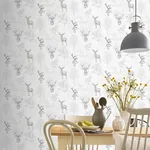 Arthouse Gilbert - Black Wallpaper | Buy Online Arthouse Gilbert wallpaper, color Black, SKU AH901808