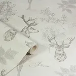 Arthouse Gilbert - Black Wallpaper | Buy Online Arthouse Gilbert wallpaper, color Black, SKU AH901808