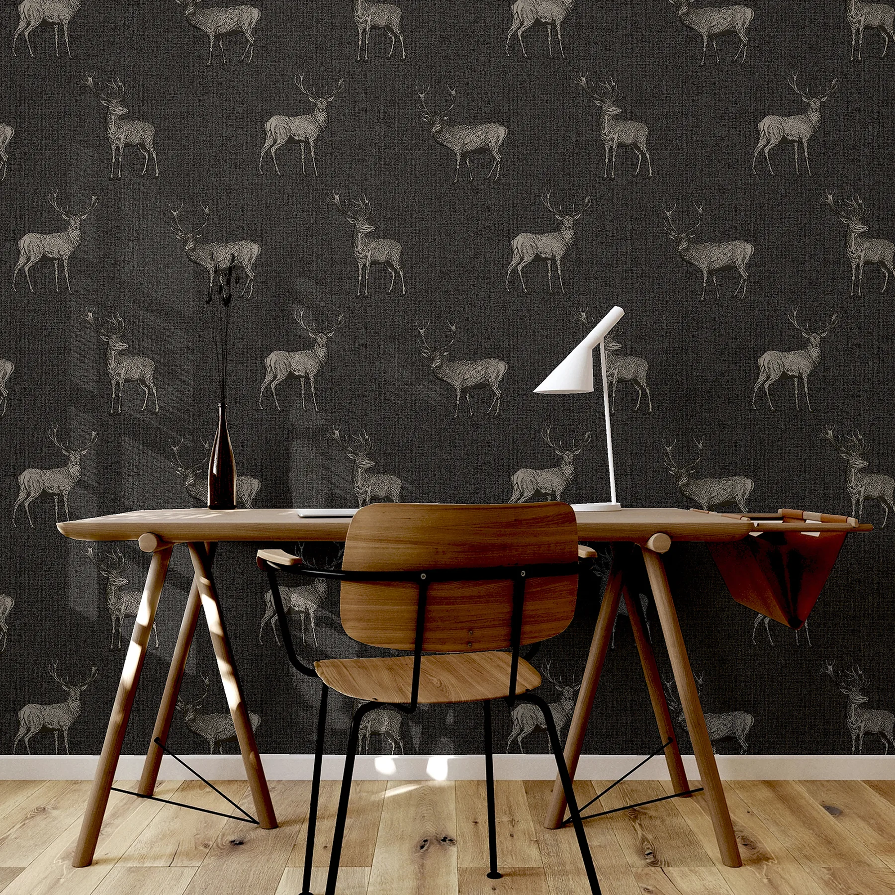 Arthouse Hank - Charcoal Wallpaper | Buy Online Arthouse Hank wallpaper, color Charcoal, SKU AH909607