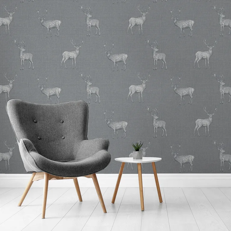 Arthouse Hank wallpaper, color Grey, SKU AH909608