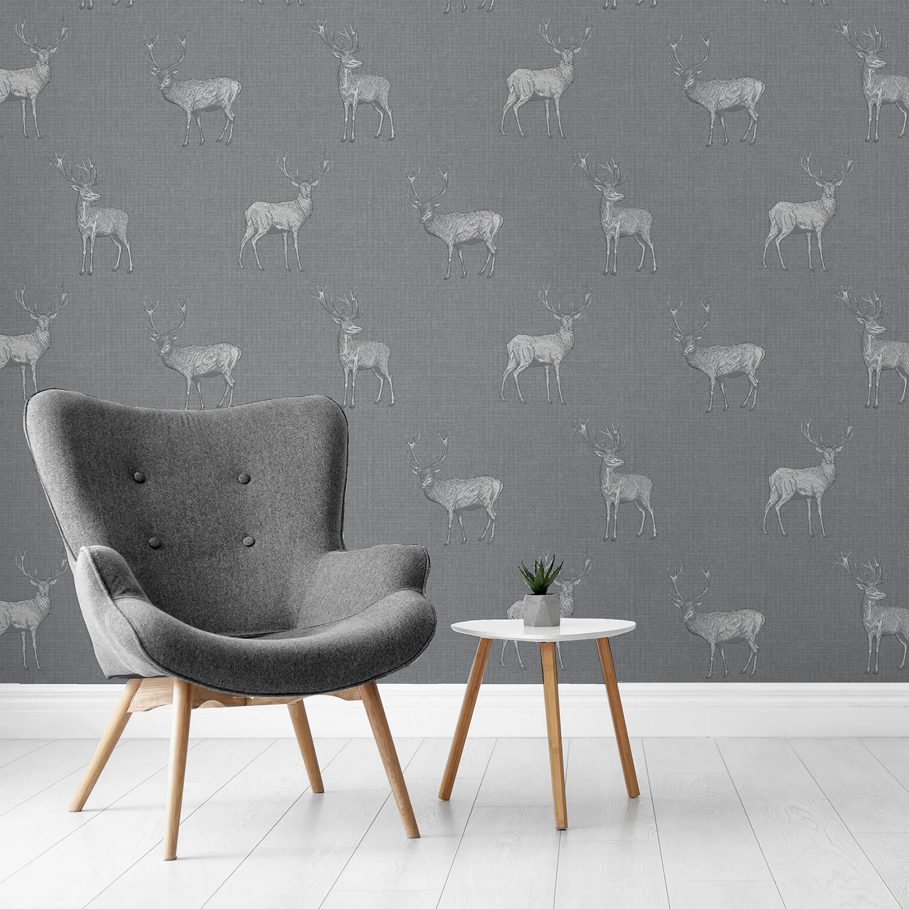 Arthouse Hank - Grey Wallpaper | Buy Online Arthouse Hank wallpaper, color Grey, SKU AH909608