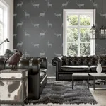 Arthouse Hank - Grey Wallpaper | Buy Online Arthouse Hank wallpaper, color Grey, SKU AH909608