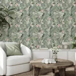 Arthouse Harrietta wallpaper, color Sea Green, SKU AH924905