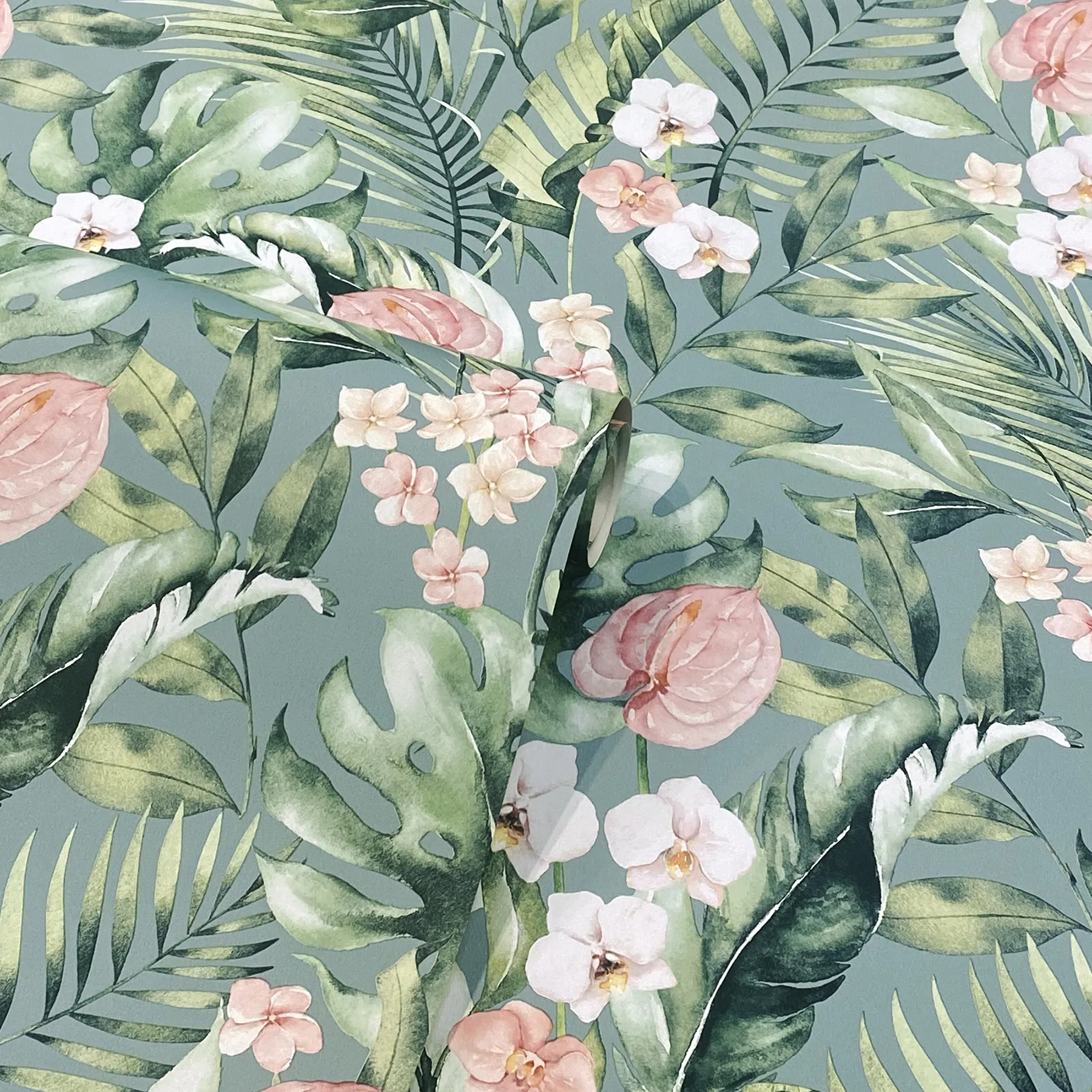 Arthouse Harrietta wallpaper, color Sea Green, SKU AH924905